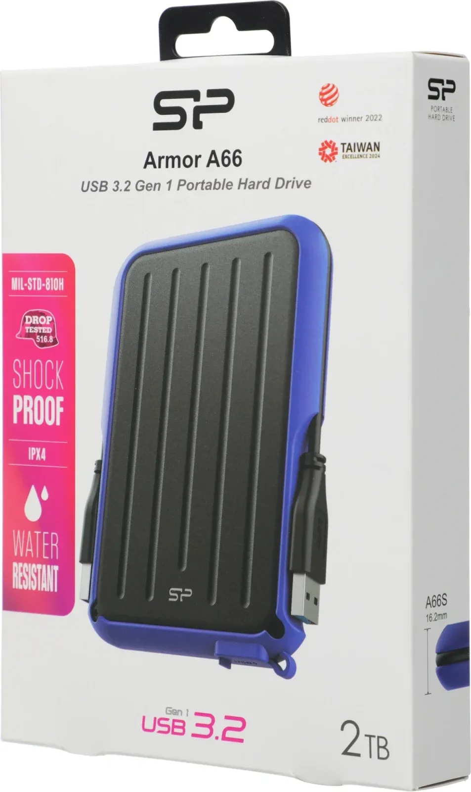 USB SILICON POWER SP020TBPHD66SS3B синий - фото 3