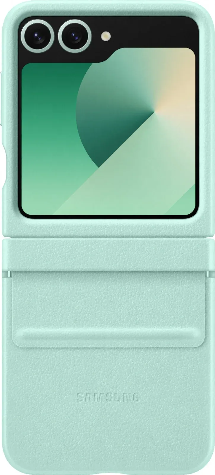 Чехол клип-кейс Samsung для Samsung Galaxy Z Flip6 Kindsuit Case Flip 6 F741 мятный EF-VF741PMEGRU - фото 3
