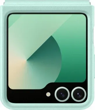 Чехол клип-кейс Samsung для Samsung Galaxy Z Flip6 Kindsuit Case Flip 6 F741 мятный EF-VF741PMEGRU - фото 8