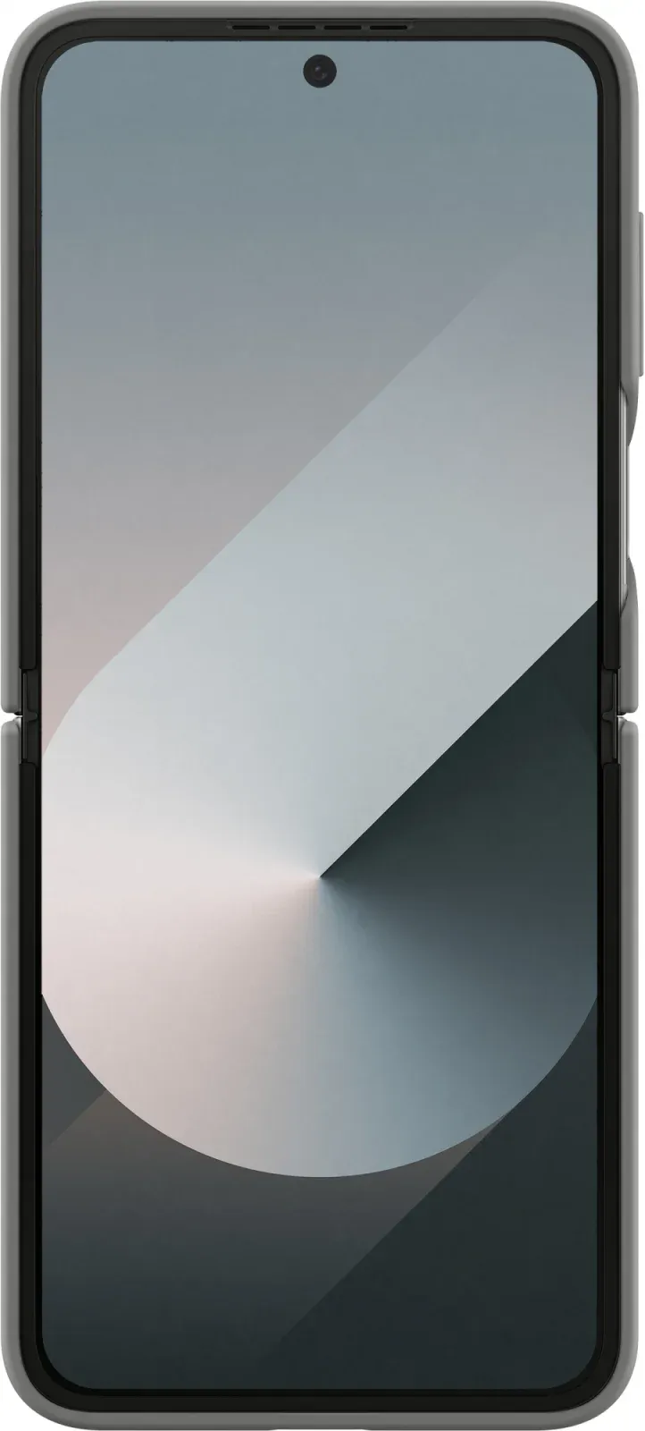 Чехол клип-кейс Samsung для Samsung Galaxy Z Flip6 Silicone Case Flip 6 F741 серый EF-PF741TJEGRU - фото 2