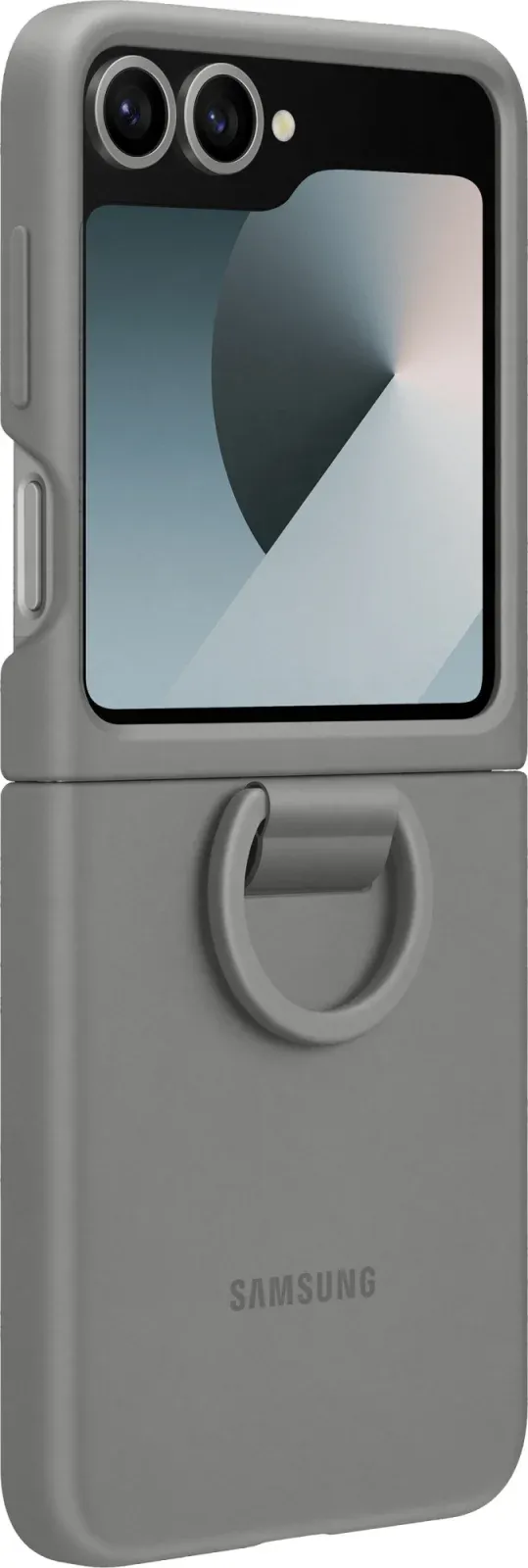 Чехол клип-кейс Samsung для Samsung Galaxy Z Flip6 Silicone Case Flip 6 F741 серый EF-PF741TJEGRU - фото 4