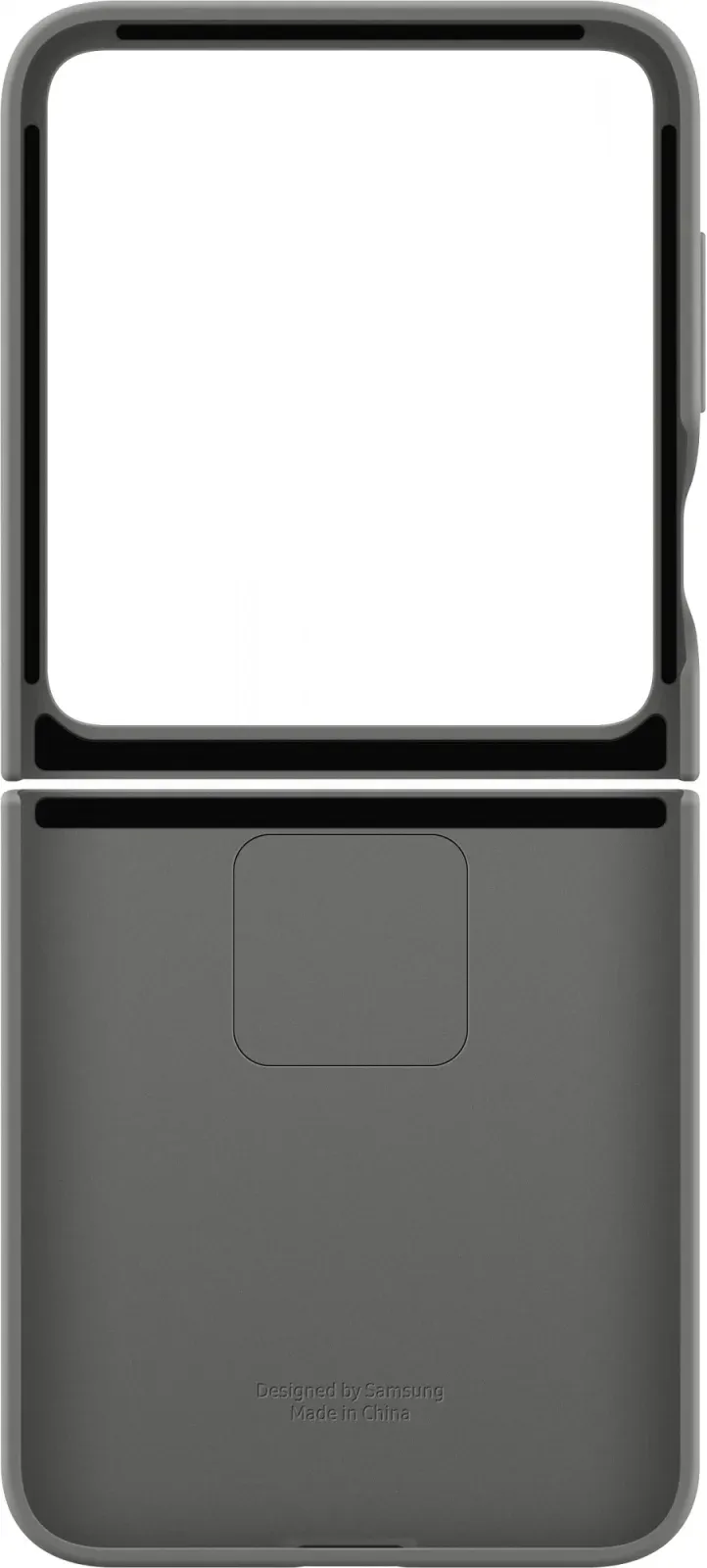 Чехол клип-кейс Samsung для Samsung Galaxy Z Flip6 Silicone Case Flip 6 F741 серый EF-PF741TJEGRU - фото 6