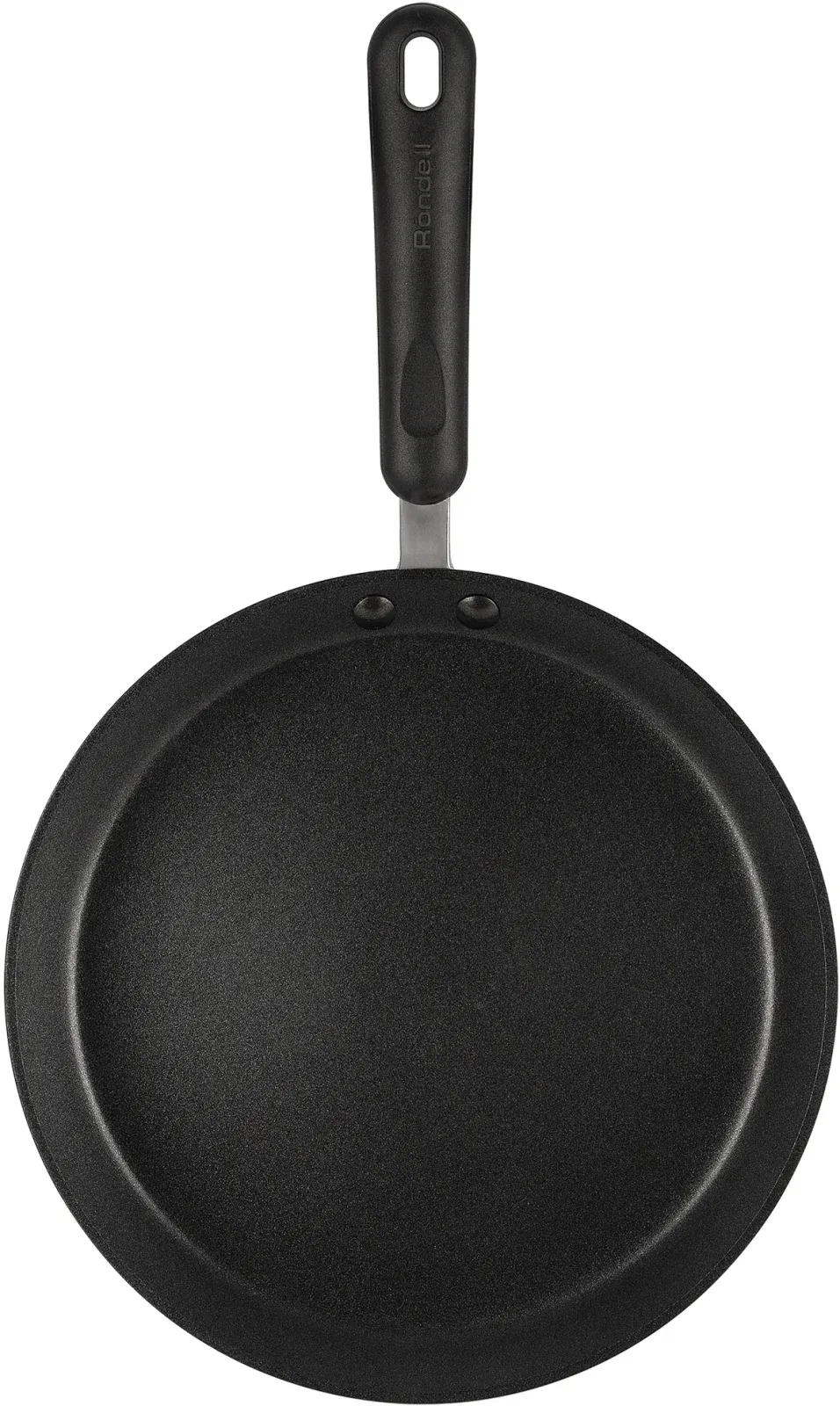 Сковорода блинная Rondell Pancake frypan RDA-274 круглая 22см покрытие: TriTitan ручка несъемная без крышки черный - фото 3