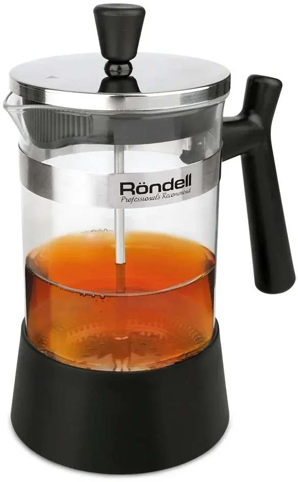 Френч-пресс Rondell Wonder RDS-426 0.6л черный/стальной, 0.6 л - фото 3