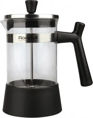 Френч-пресс Rondell Wonder RDS-426 0.6л черный/стальной, 0.6 л - фото 4
