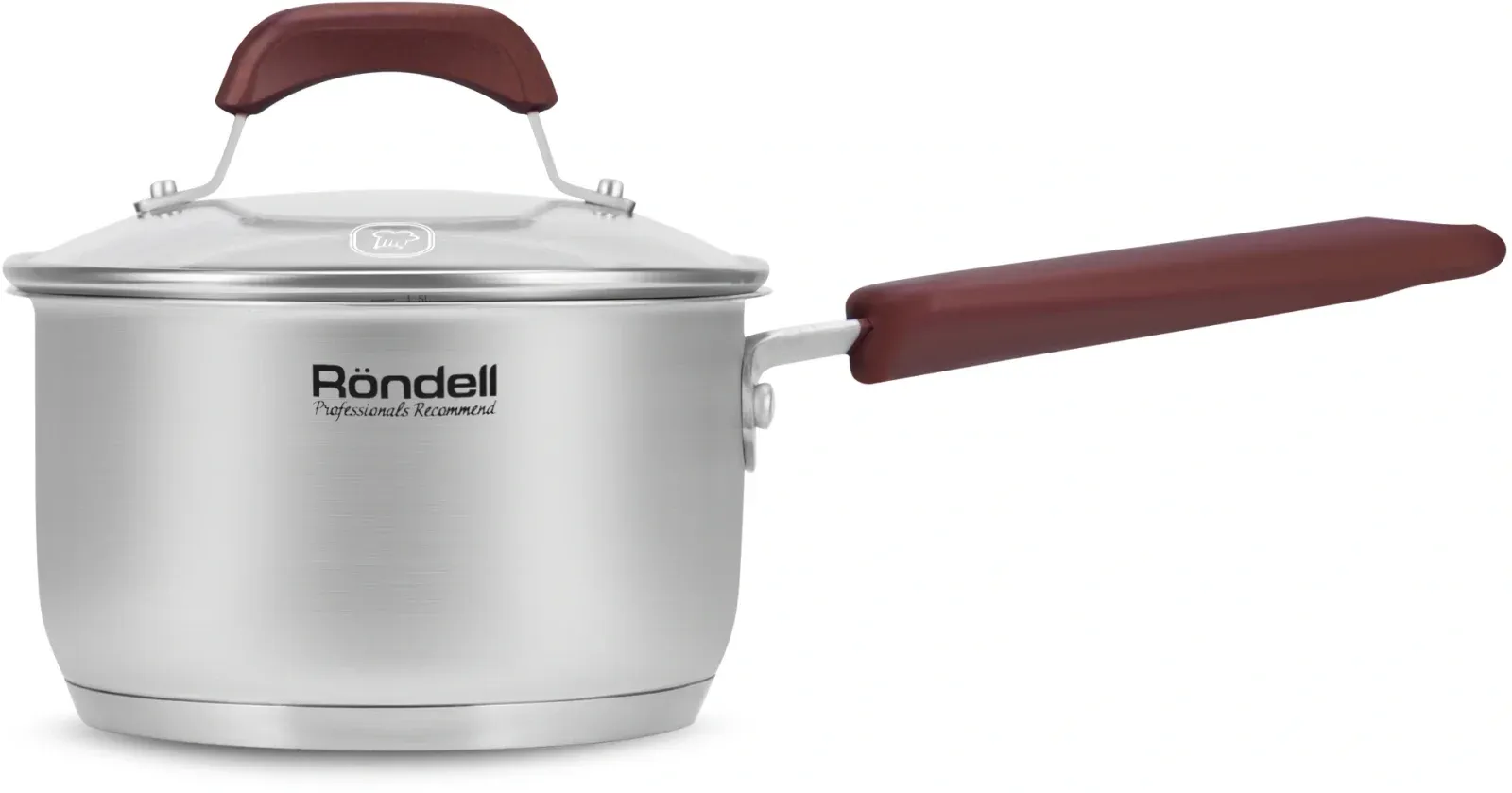 Ковш Rondell Bojole RDS-735 1.7л. d=16см с крышкой стальной, 1.7 л - фото 2