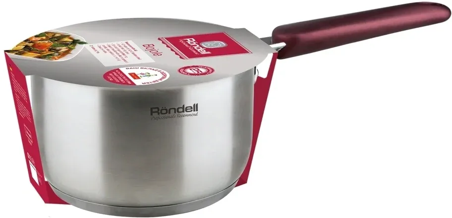Ковш Rondell Bojole RDS-735 1.7л. d=16см с крышкой стальной, 1.7 л - фото 6