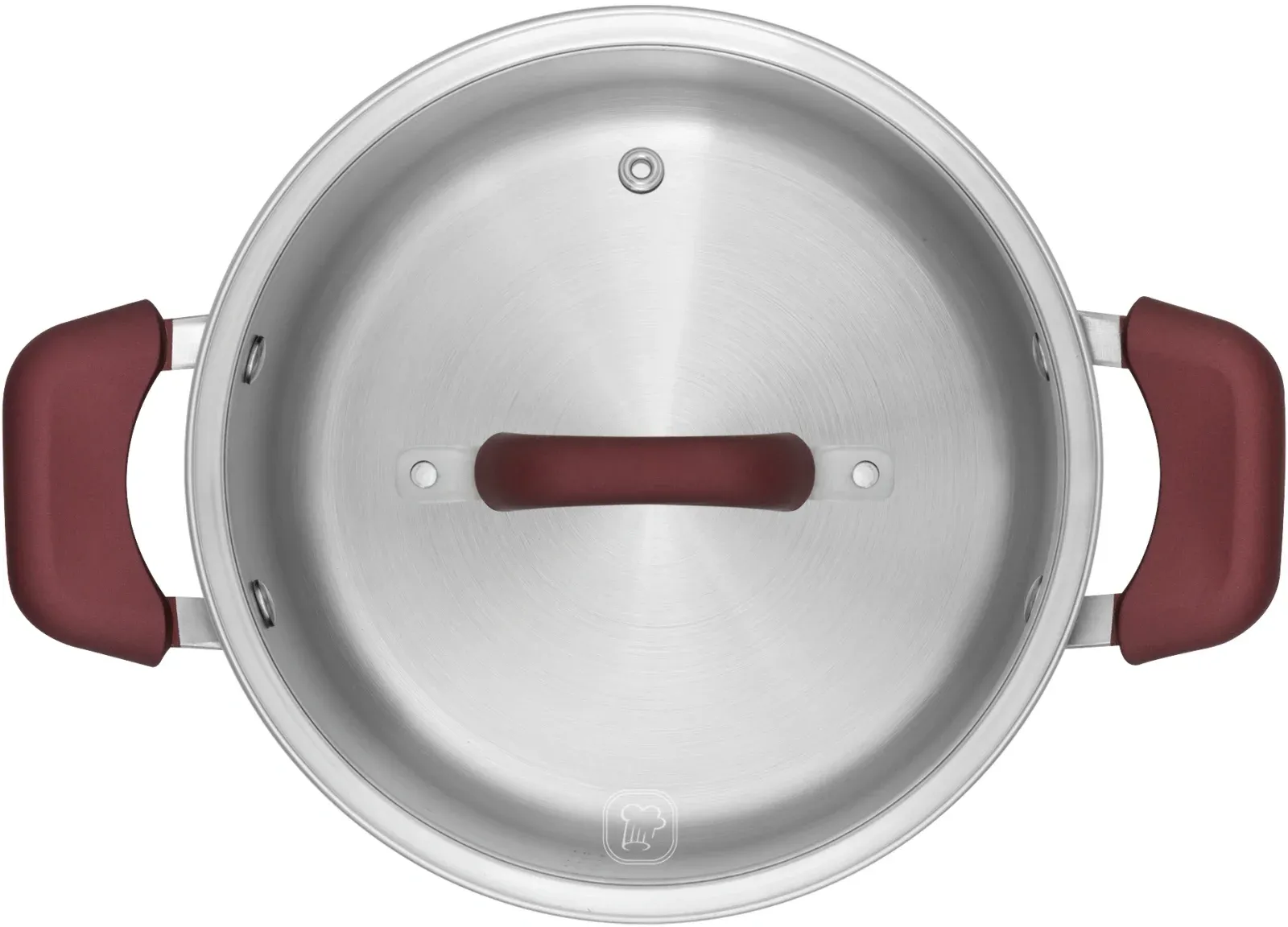 Кастрюля Rondell Bojole RDS-737 5.6л. d=24см с крышкой стальной, 5.6 л - фото 4