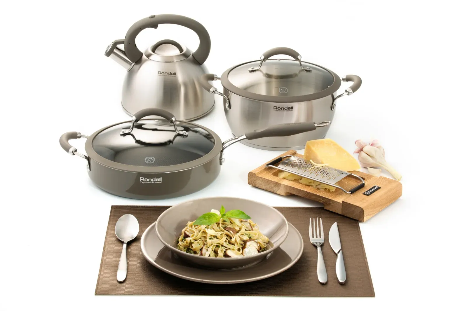 Кастрюля Rondell Balance RDS-754 2.8л. d=20см с крышкой стальной, 2.8 л - фото 3