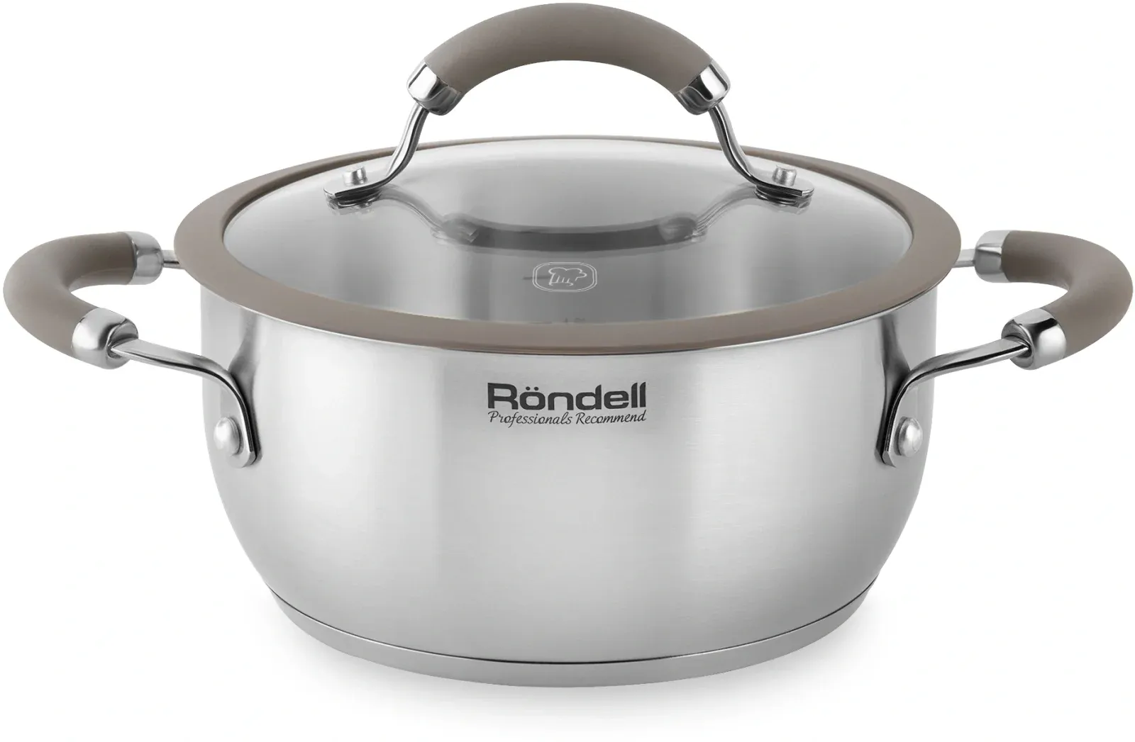 Кастрюля Rondell Balance RDS-754 2.8л. d=20см с крышкой стальной, 2.8 л - фото 4