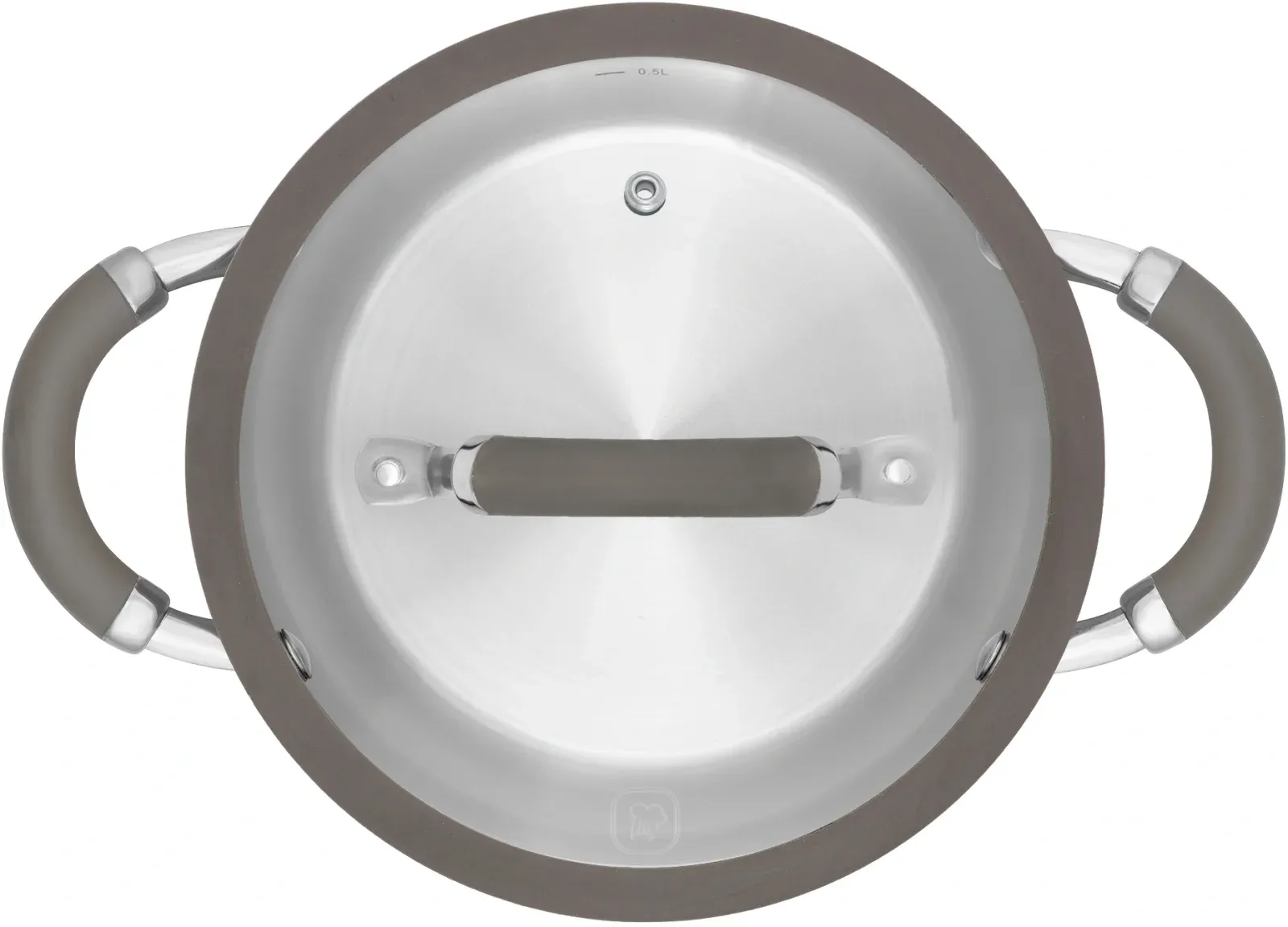 Кастрюля Rondell Balance RDS-755 5л. d=24см с крышкой стальной, 5 л - фото 5
