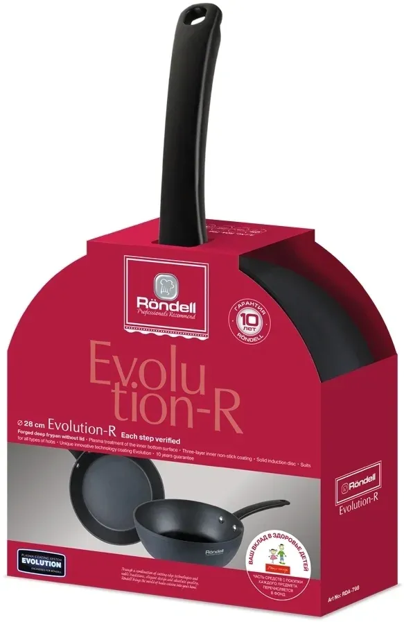 Сковороды RONDELL RDA-798 графитовый - фото 2