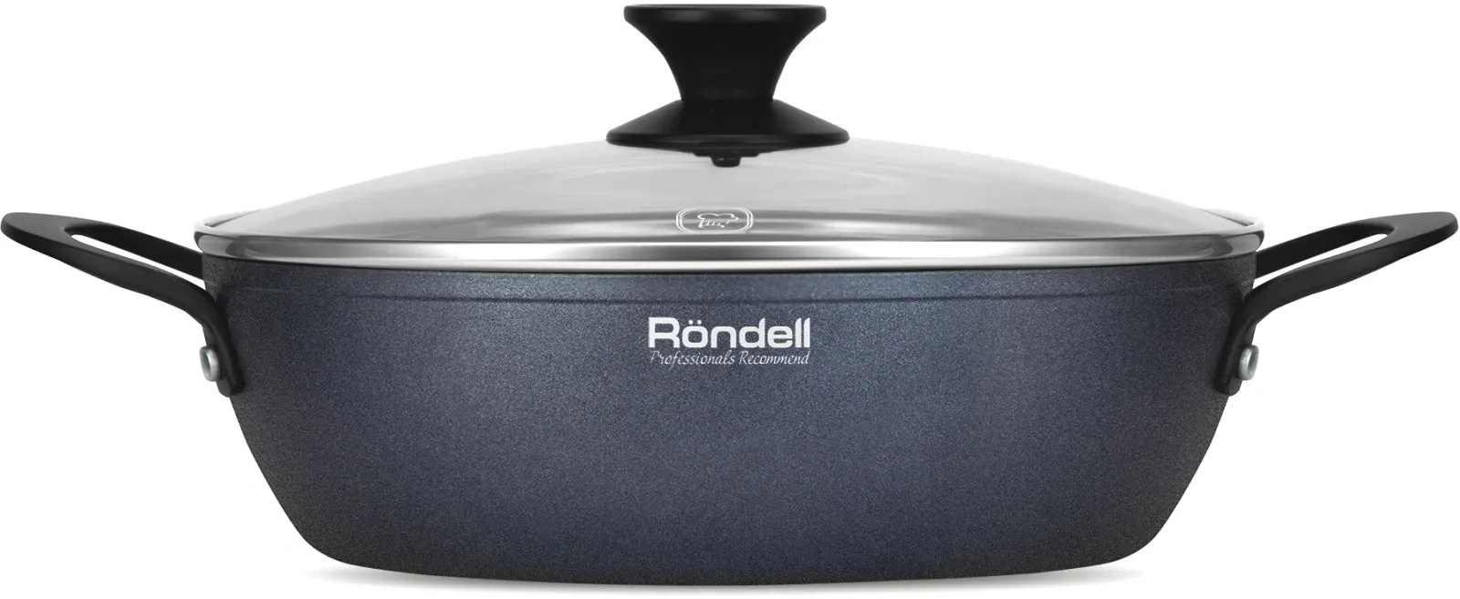 Сотейник Rondell Evolution-R RDA-799 3.4л. d=26см с крышкой графитовый, 3.4 л - фото 3