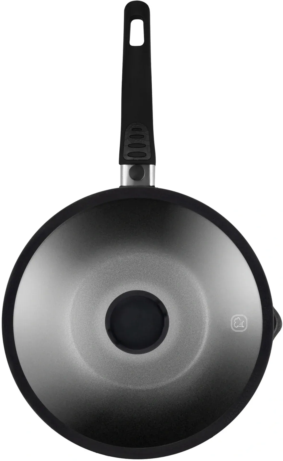 Сковорода ВОК WOK Rondell Escurion RDA-870 круглая 28см покрытие: Xylan Plus ручка съемная с крышкой черный, 3.5 л - фото 6