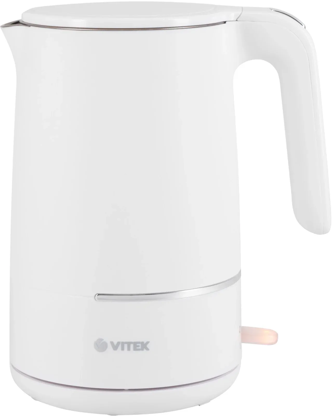 Чайник электрический Vitek VT-1104 1.5л. 2200Вт белый корпус: металл/пластик - фото 2