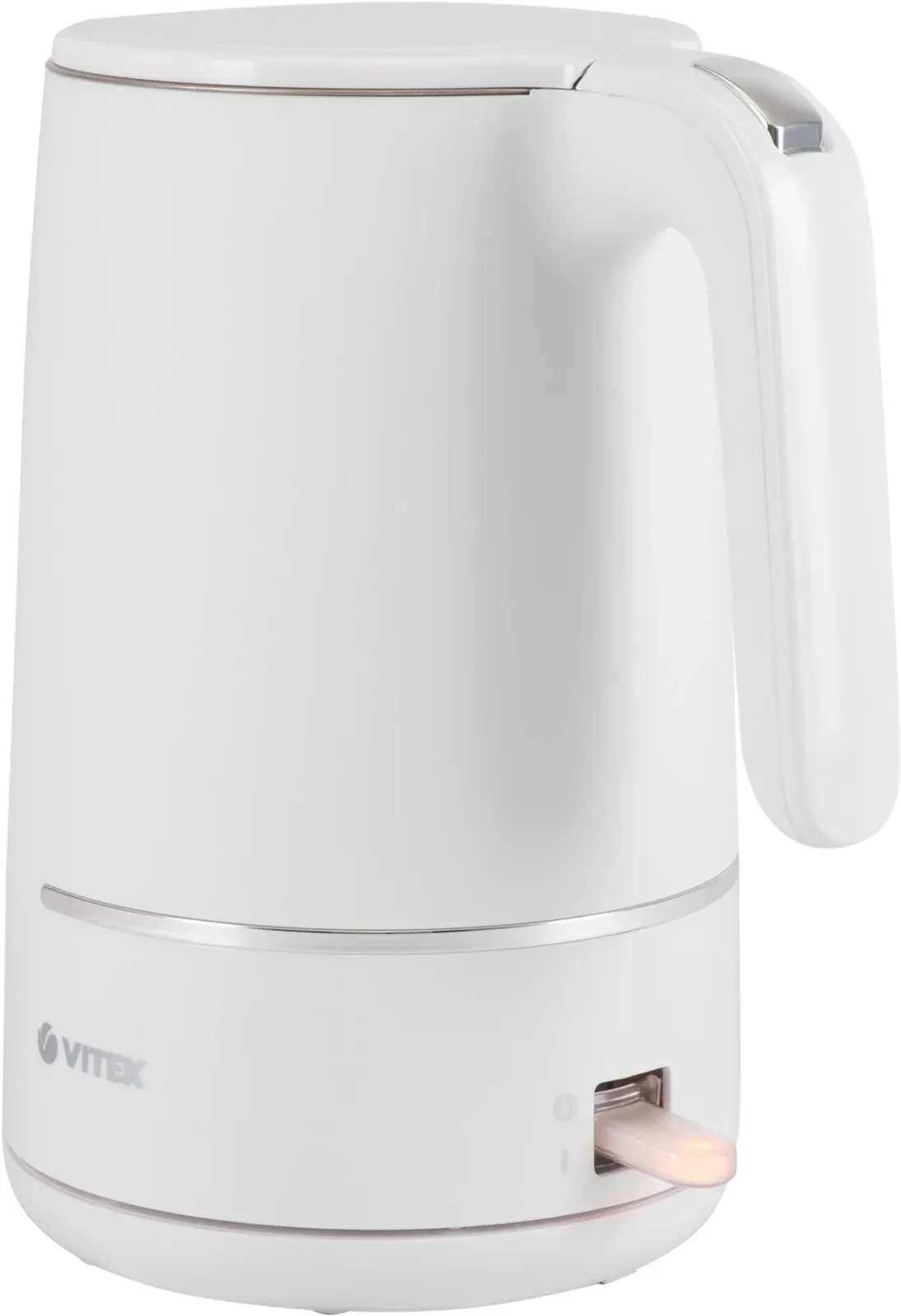 Чайник электрический Vitek VT-1104 1.5л. 2200Вт белый корпус: металл/пластик - фото 7