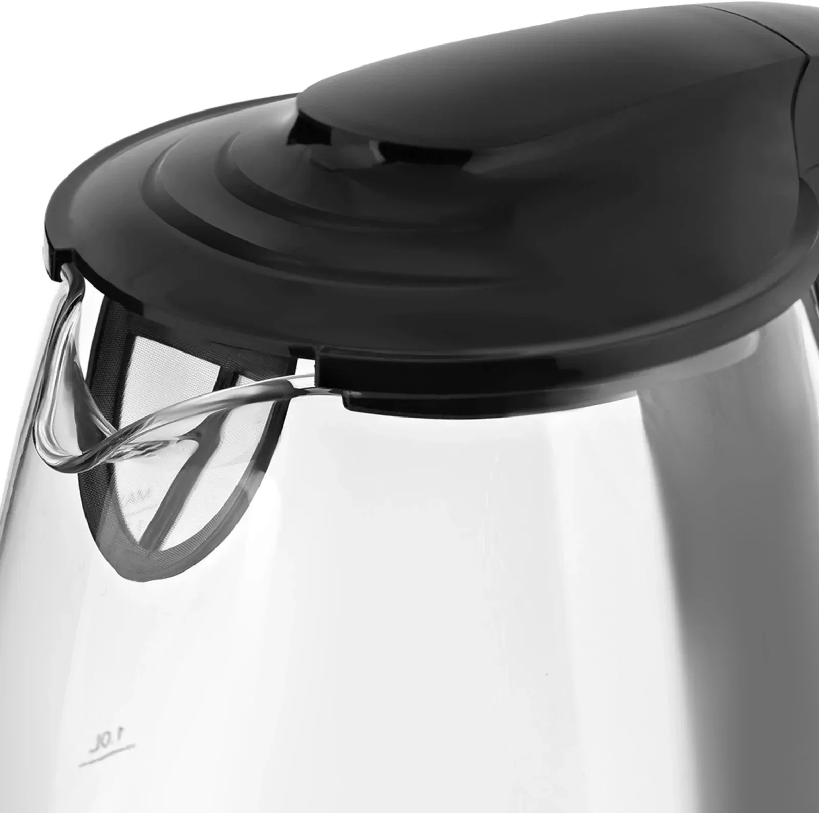 Чайник электрический Vitek VT-1122 1.7л. 2200Вт прозрачный корпус: стекло/пластик - фото 5