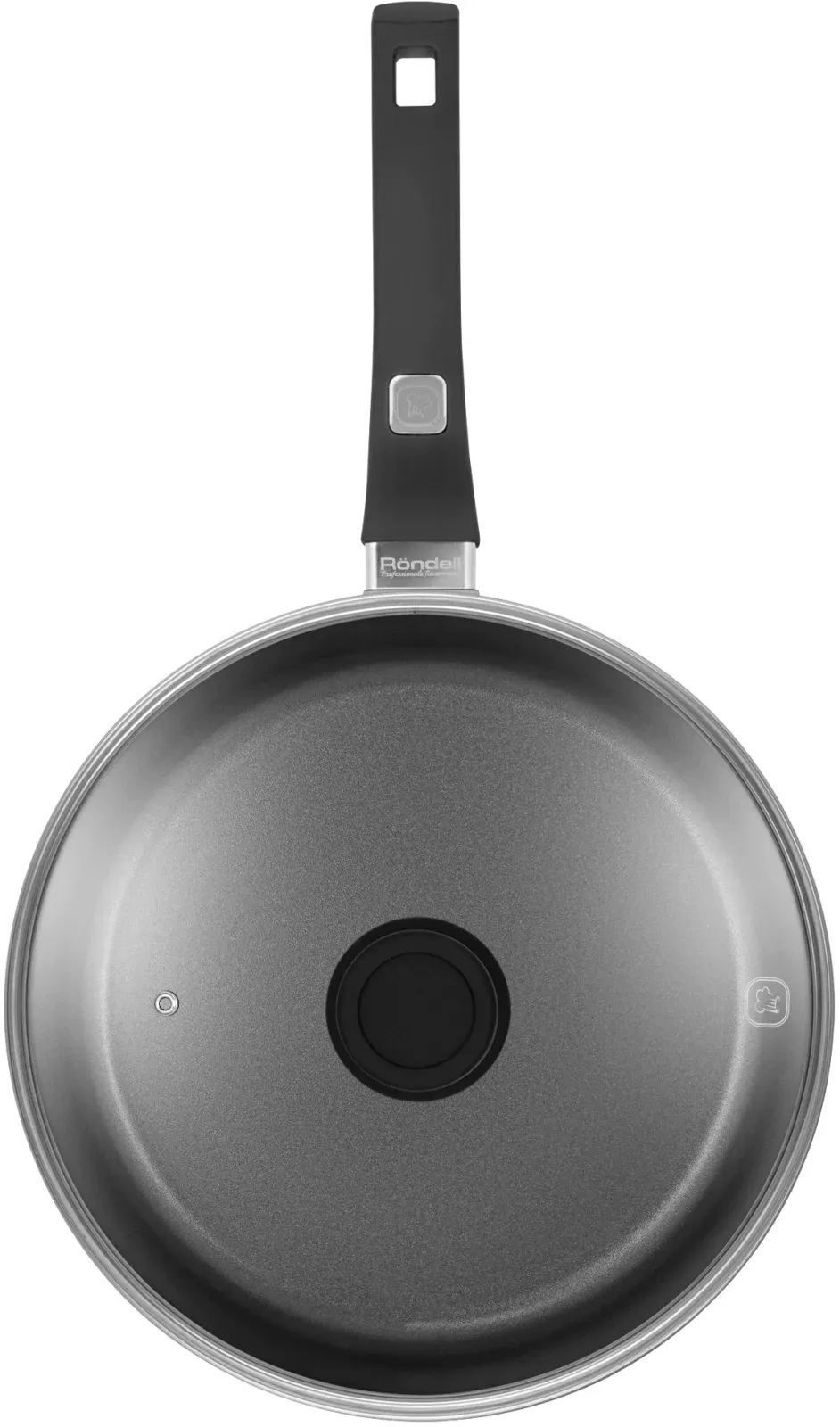 Сотейник Rondell Escurion Grey RDA-1125 4.0л. d=28см с крышкой серый, 4.0 л - фото 6