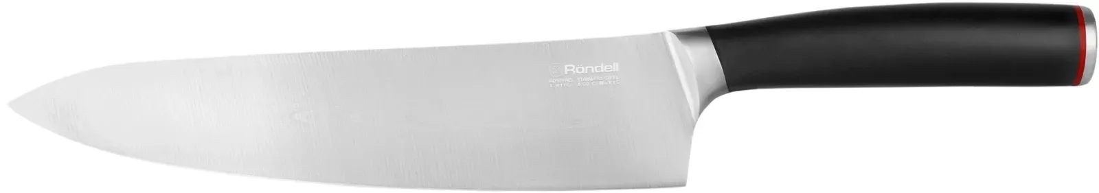 Набор ножей кухон. Rondell Urban Ultimate RD-1130 компл.:6предм. с подставкой черный/красный подар.коробка - фото 5