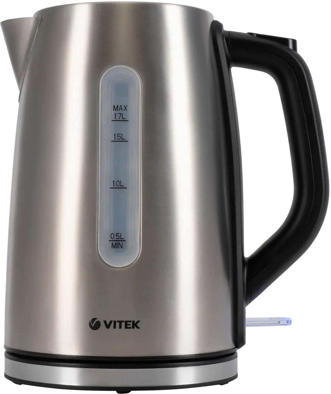 Чайник электрический Vitek VT-1144 1.7л. 2200Вт серебристый корпус: нерж.сталь - фото 3