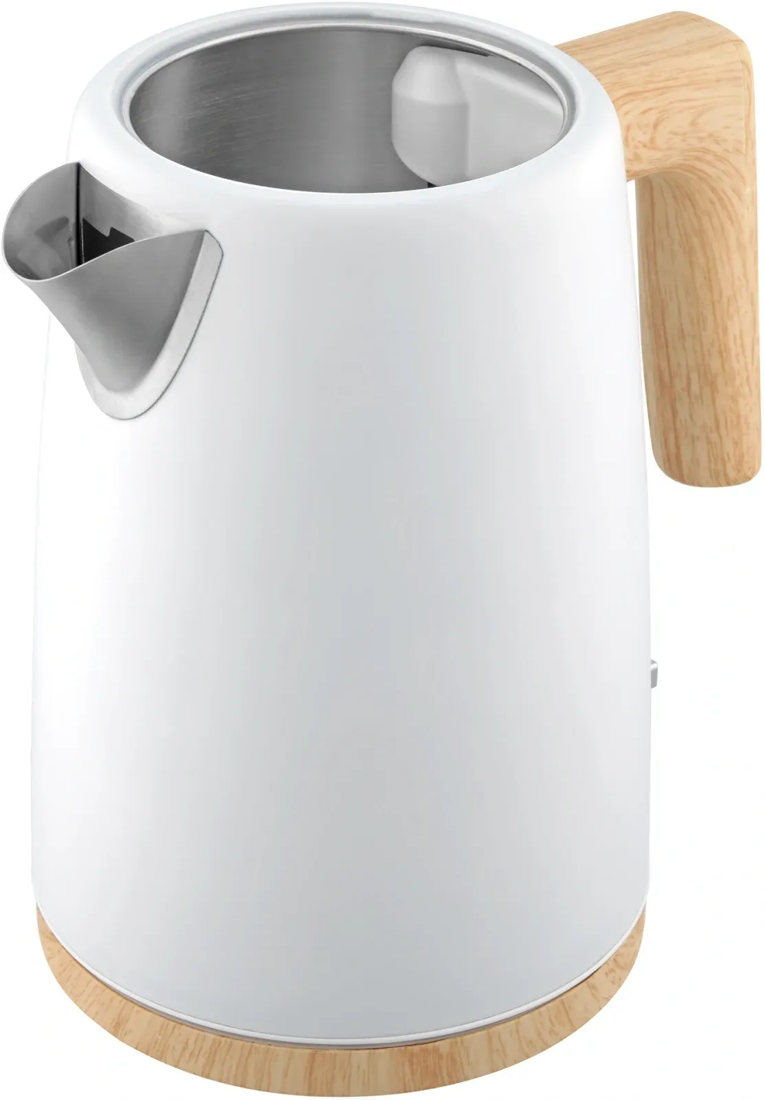 Чайник электрический Vitek VT-1154 1.7л. 2200Вт белый/дерево корпус: металл/пластик - фото 4