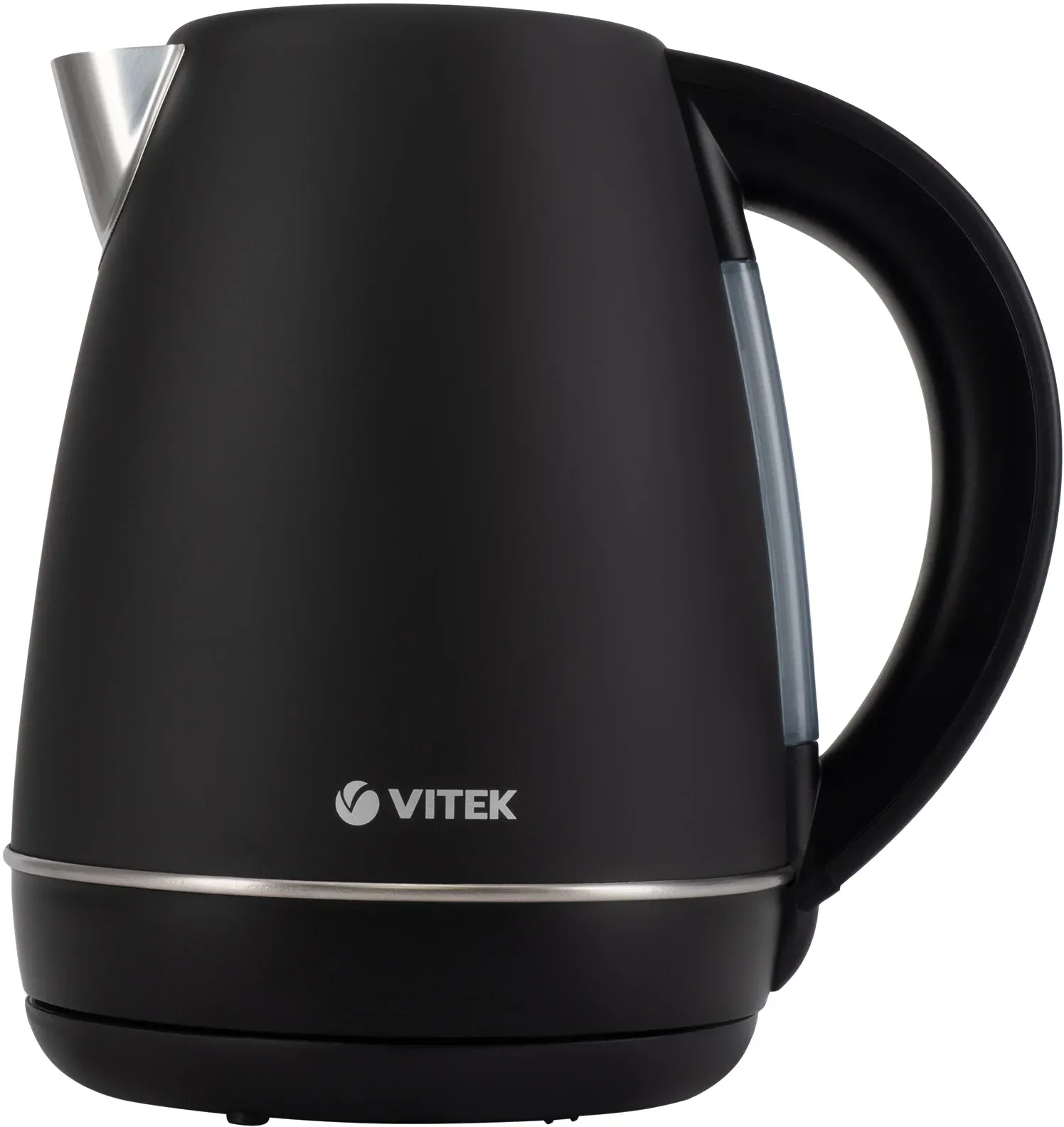 Чайник электрический Vitek VT-1161 1.7л. 2200Вт черный корпус: сталь - фото 4