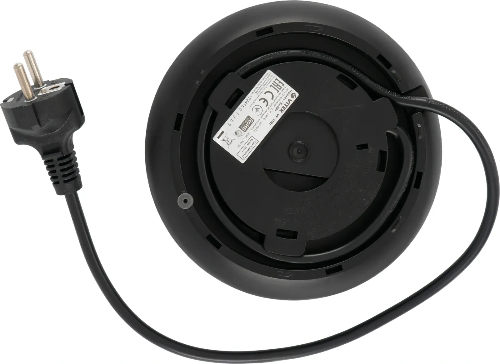Чайник электрический Vitek VT-1181 1.7л. 2200Вт черный корпус: стекло - фото 8