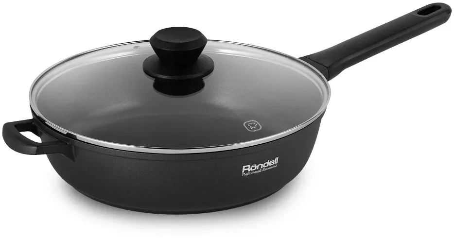 Сотейник Rondell Zeita Neu RDA-1203 3.8л. d=28см с крышкой черный, 3.8 л - фото 3
