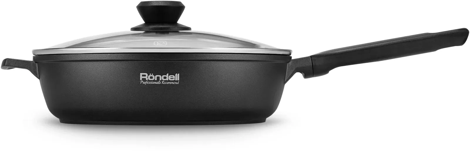 Сотейник Rondell Zeita Neu RDA-1203 3.8л. d=28см с крышкой черный, 3.8 л - фото 7