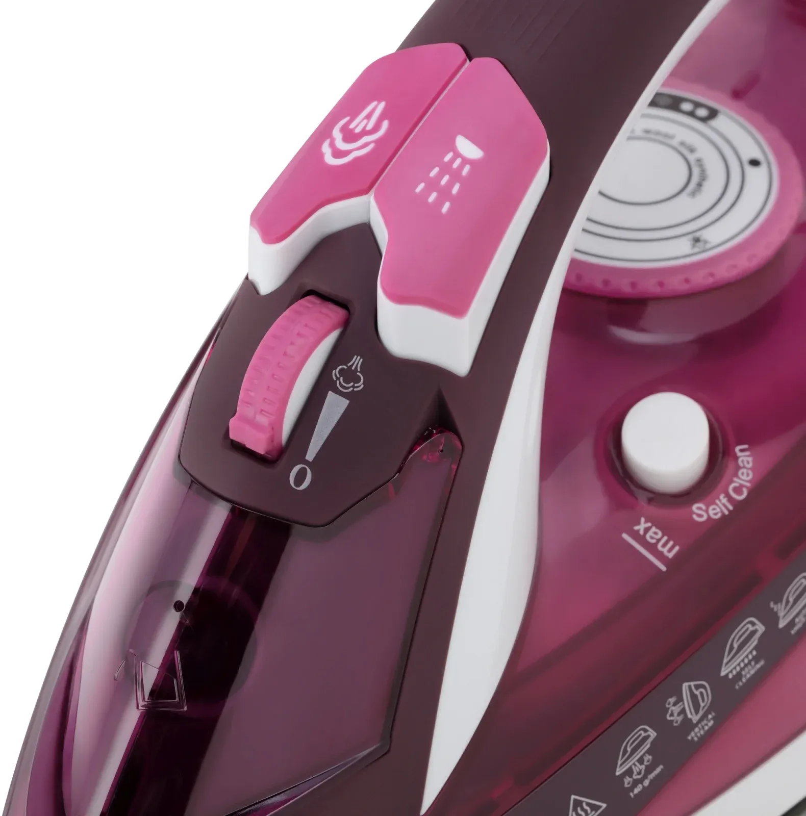 Утюг Vitek VT-1215 2400Вт розовый - фото 2