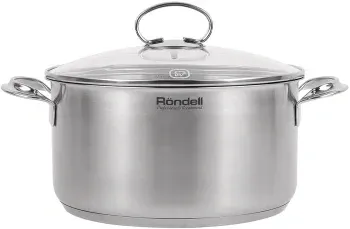 Кастрюля Rondell Zart RDS-1227 5.1л. d=24см с крышкой стальной, 5.1 л - фото 7