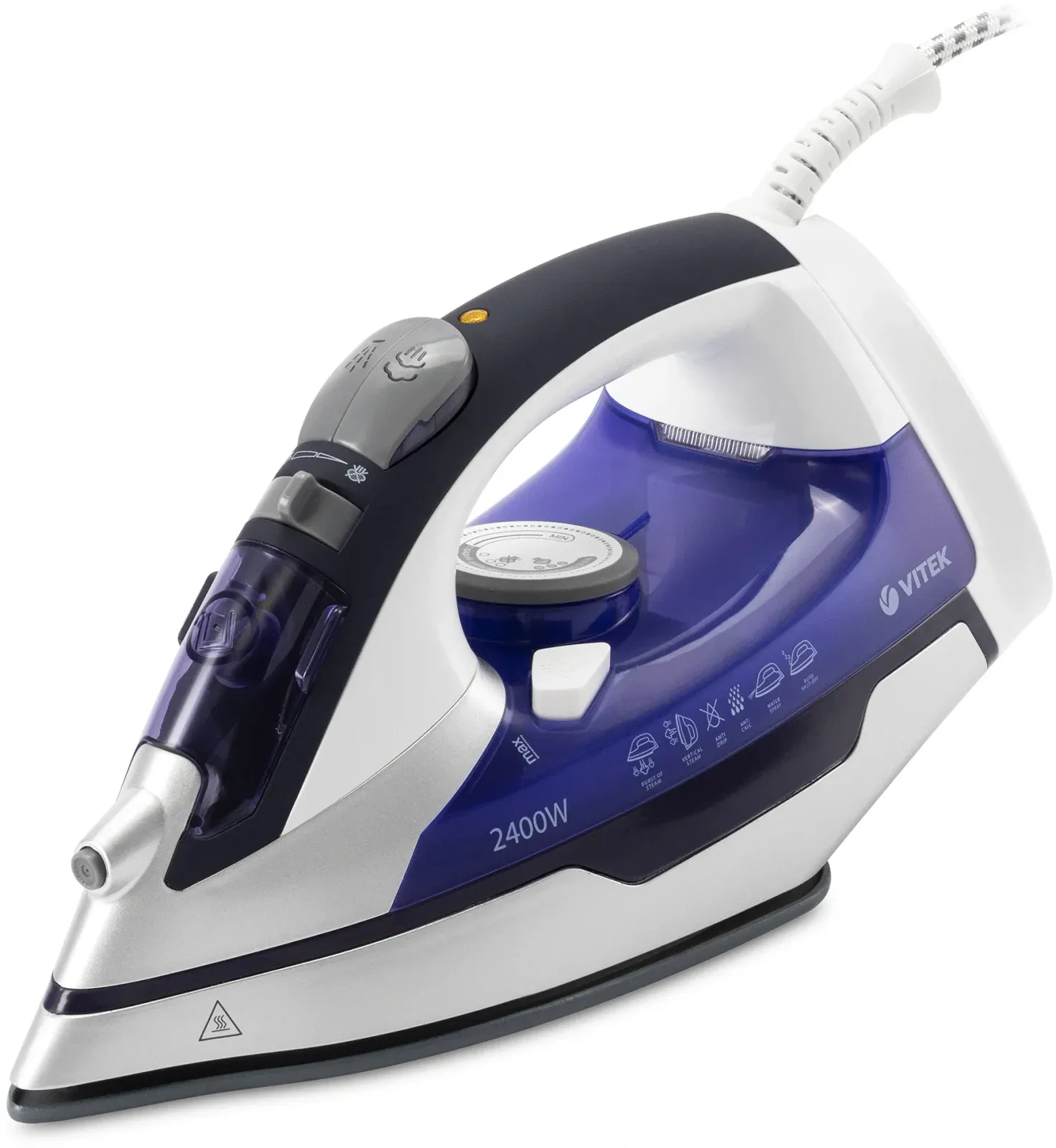 Утюг Vitek VT-1257 2400Вт фиолетовый - фото 1