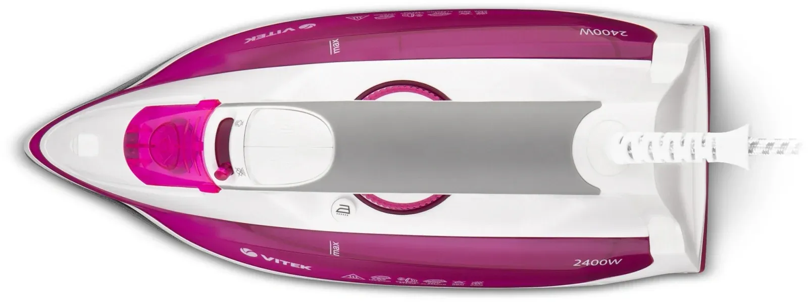 Утюг Vitek VT-1262 2400Вт розовый - фото 2