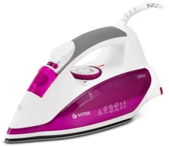 Утюг Vitek VT-1262 2400Вт розовый - фото 7