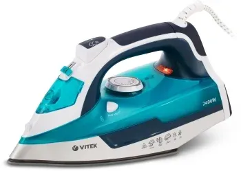 Утюг Vitek VT-1266 2400Вт синий - фото 7