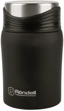 Термос для еды Rondell Walzer RDS-1303 0.7л. черный картонная коробка - фото 6