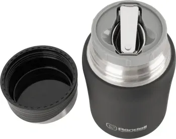 Термос для еды Rondell Walzer RDS-1303 0.7л. черный картонная коробка - фото 7