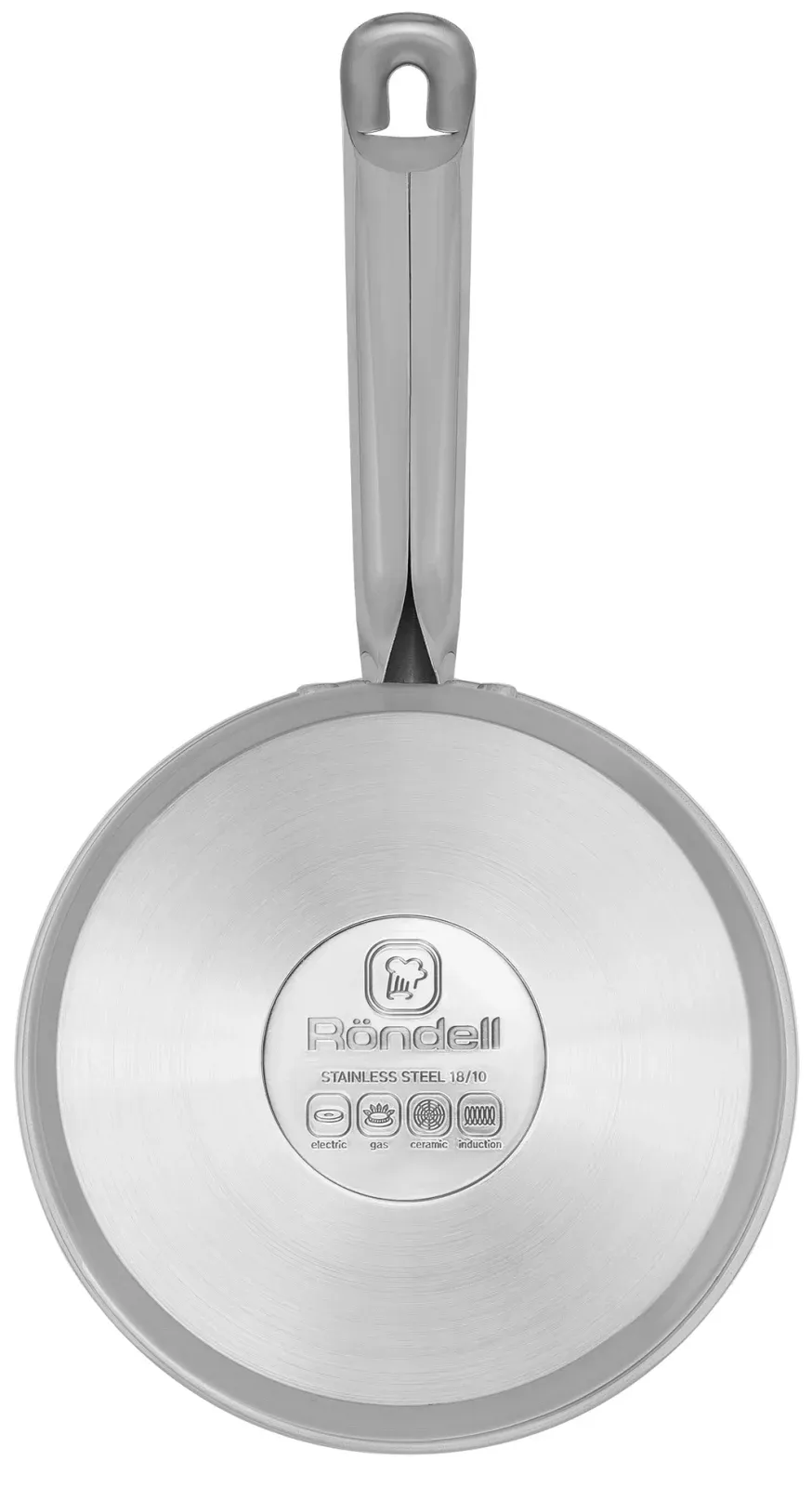 Ковш Rondell Point RDS-1308 0.9л. d=14см с крышкой стальной, 0.9 л - фото 3