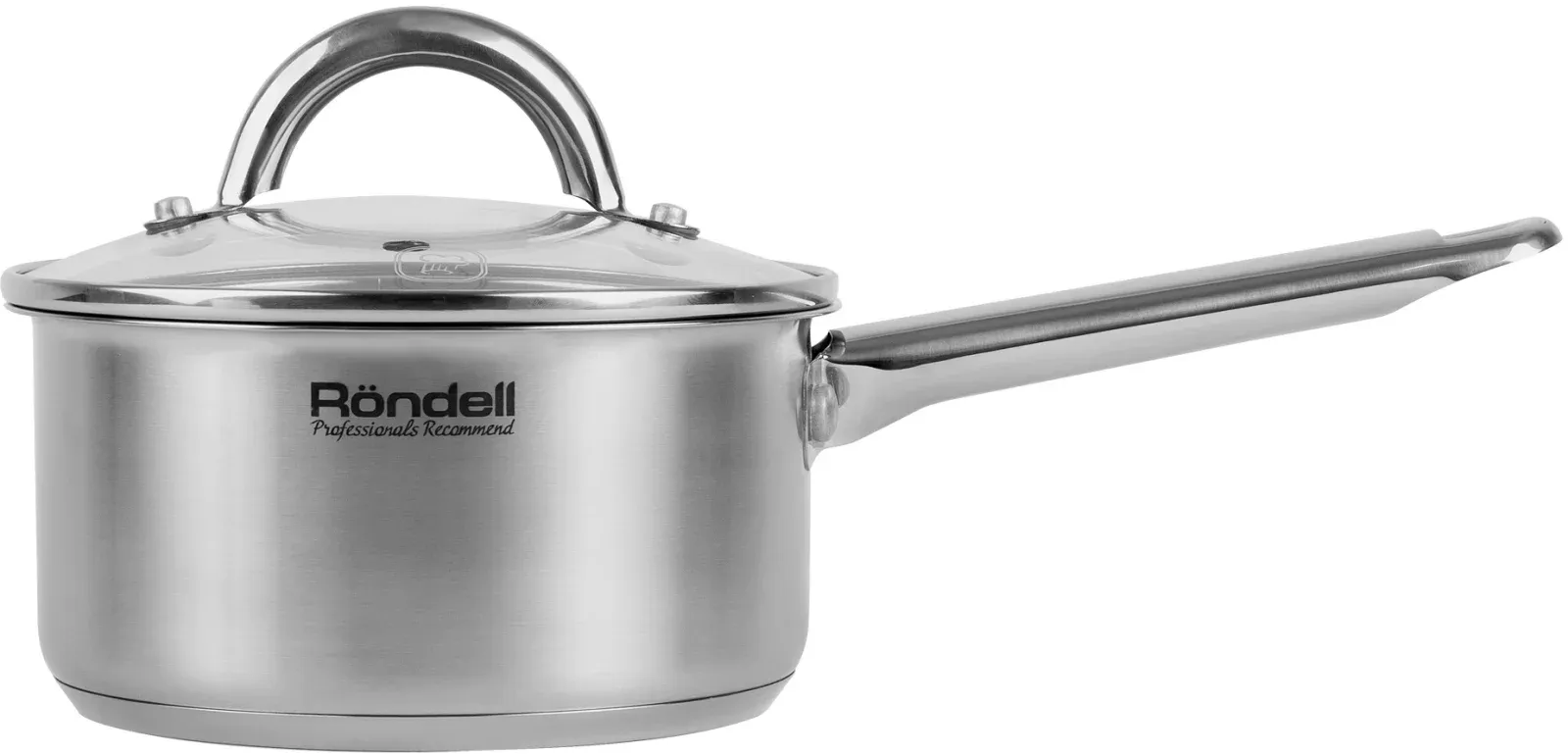 Ковш Rondell Point RDS-1308 0.9л. d=14см с крышкой стальной, 0.9 л - фото 8