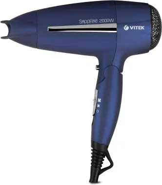 Фен Vitek VT-1309 2000Вт синий - фото 7