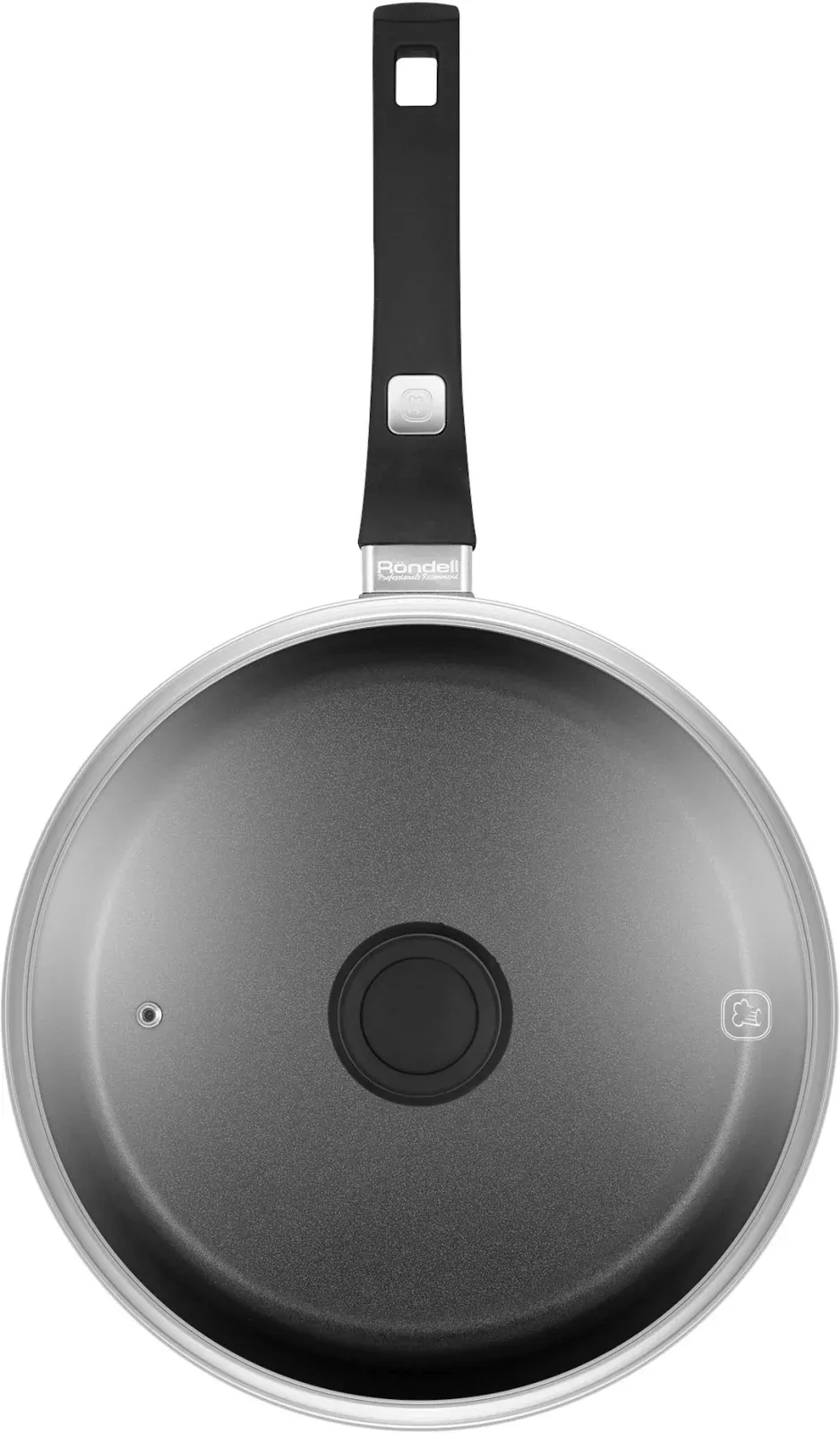 Сотейник Rondell Point RDA-1351 4.0л. d=28см с крышкой графитовый, 4.0 л - фото 4