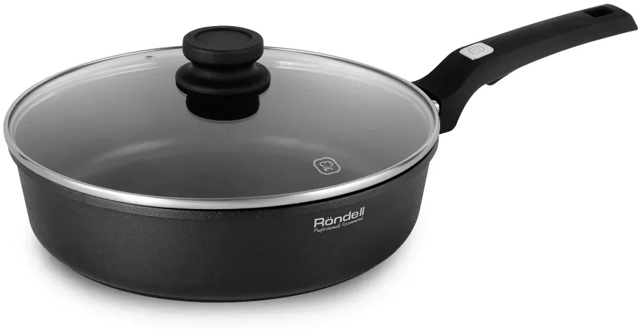 Сотейник Rondell Point RDA-1351 4.0л. d=28см с крышкой графитовый, 4.0 л - фото 5