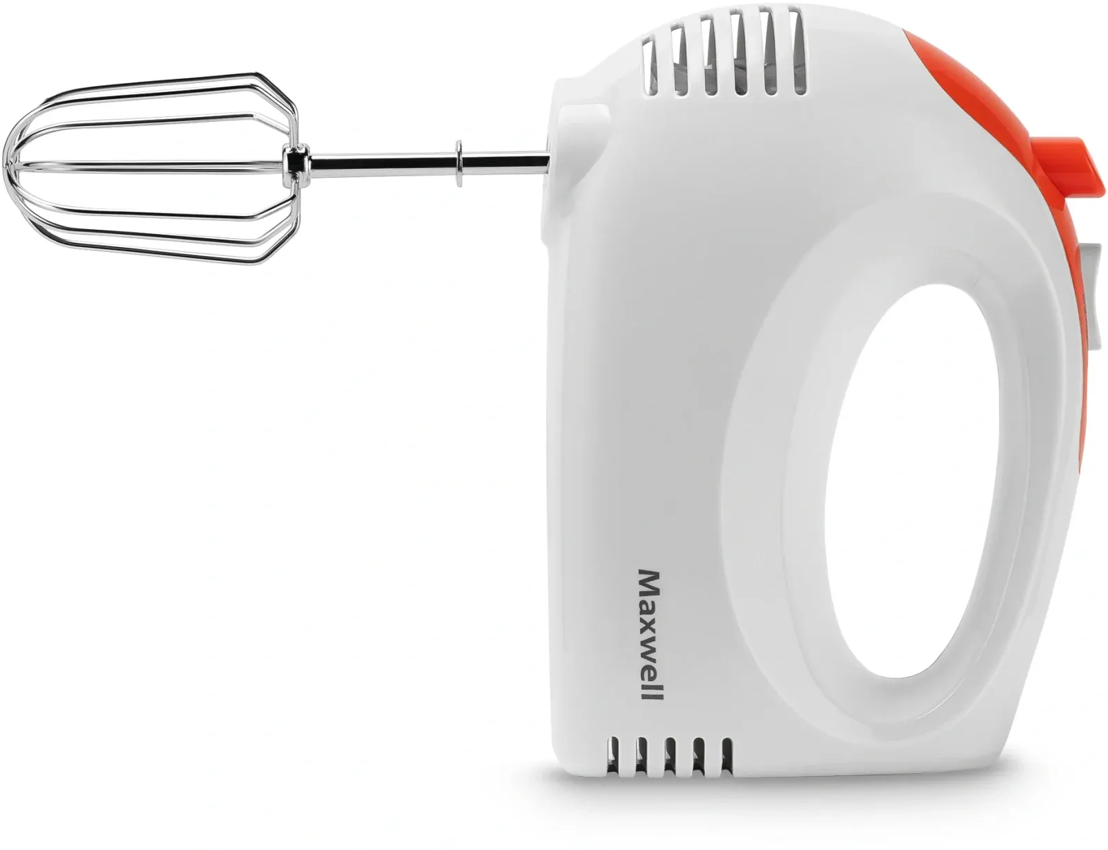 Миксер ручной Maxwell MW-1358 W 300Вт белый/оранжевый - фото 4