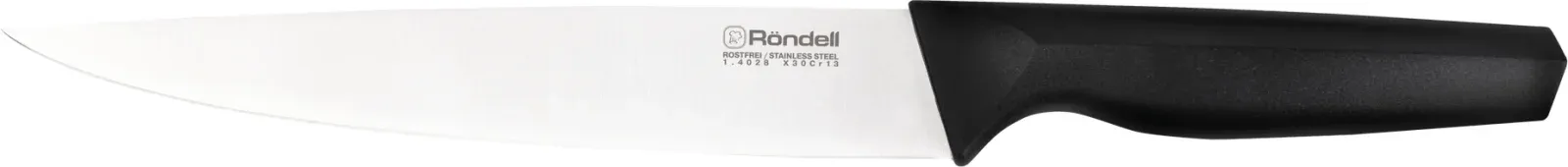 Набор ножей кухон. Rondell Katana RD-1359 компл.:6предм. с подставкой черный подар.коробка - фото 4