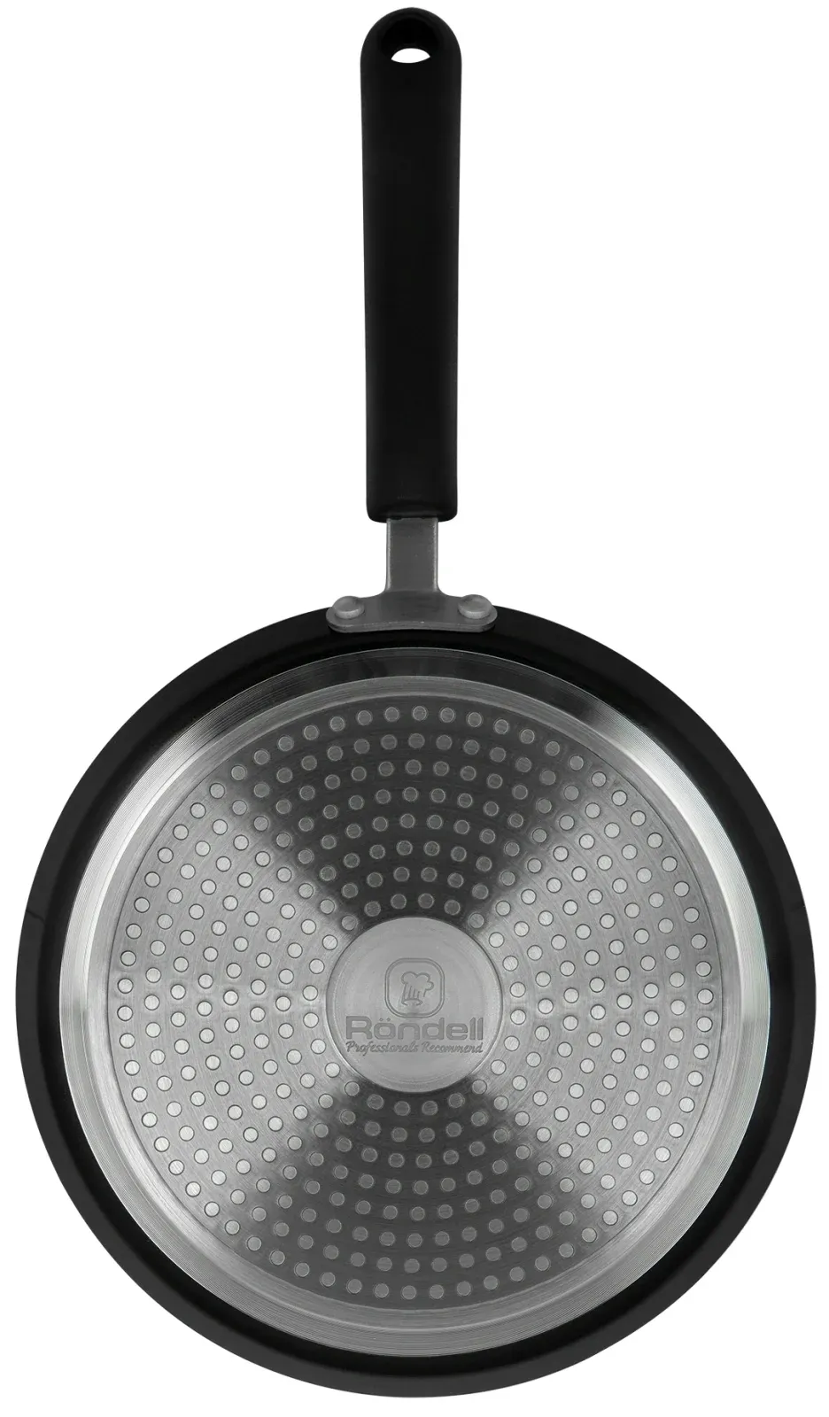 Сковорода блинная Rondell Pancake frypan RDA-1407 круглая 26см покрытие: Xylan Plus ручка несъемная без крышки черный - фото 4