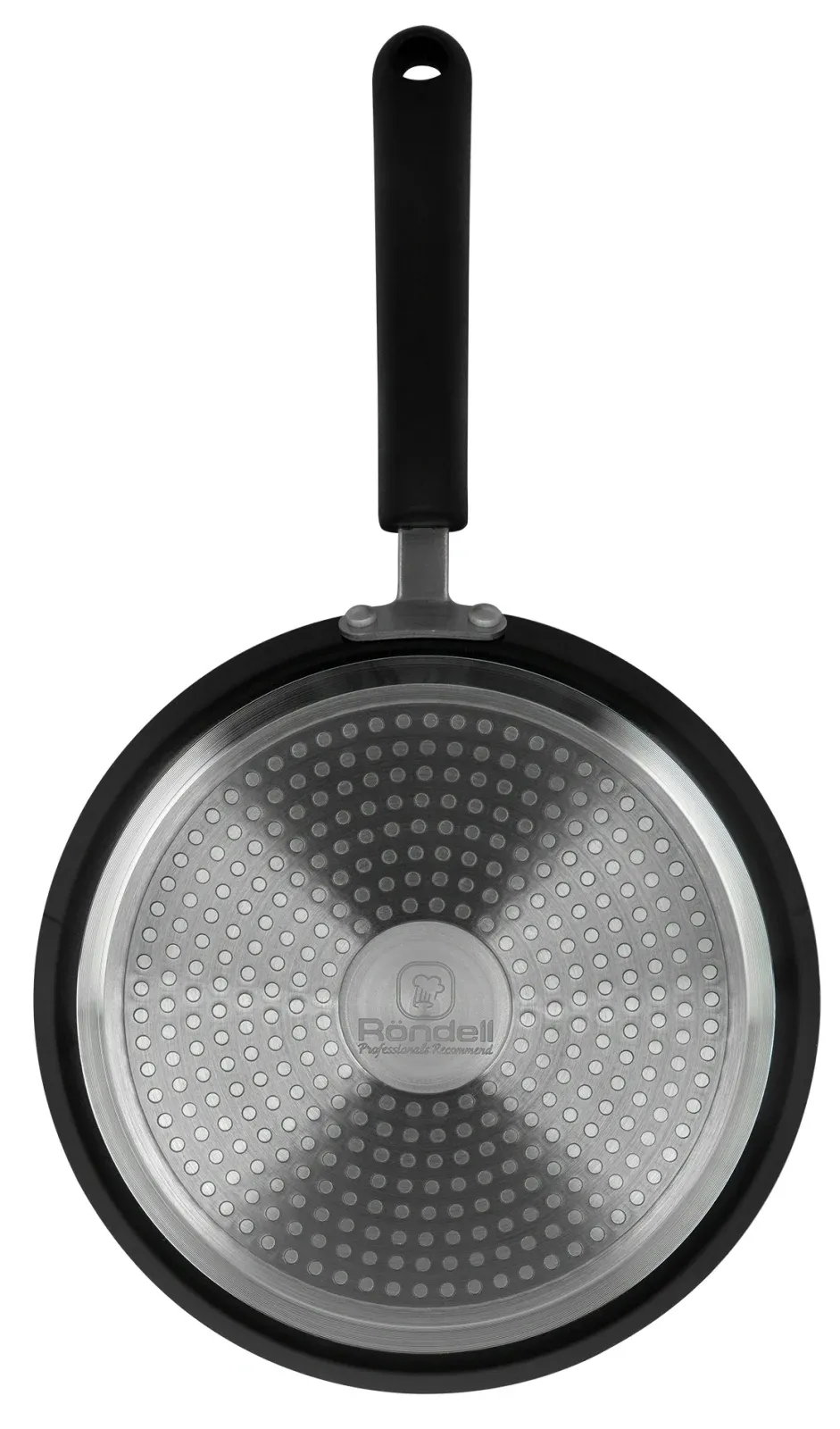 Сковорода блинная Rondell Pancake frypan RDA-1408 круглая 22см покрытие: Xylan Plus ручка несъемная без крышки черный - фото 4