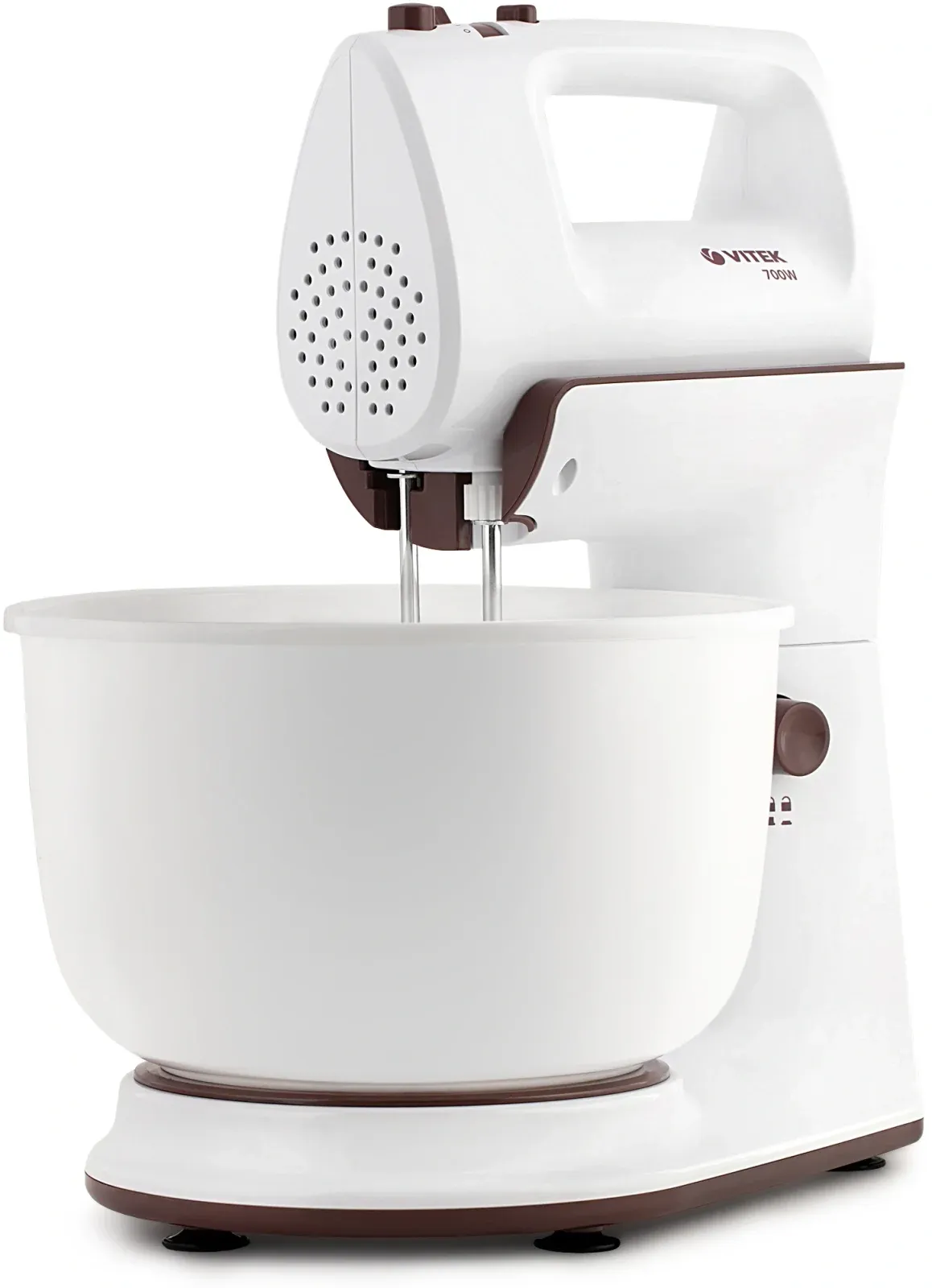 Миксер стационарный Vitek VT-1416 W 700Вт белый/коричневый - фото 3