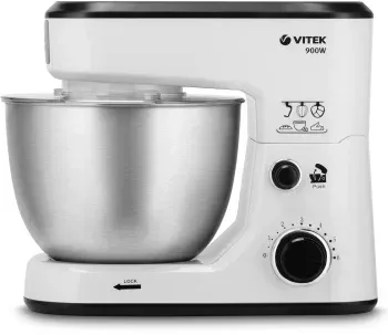 Кухонная машина Vitek VT-1438 планетар.вращ. 900Вт белый/черный - фото 8