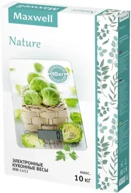 Весы кухонные электронные Maxwell Nature MW-1452 макс.вес:5кг рисунок - фото 5