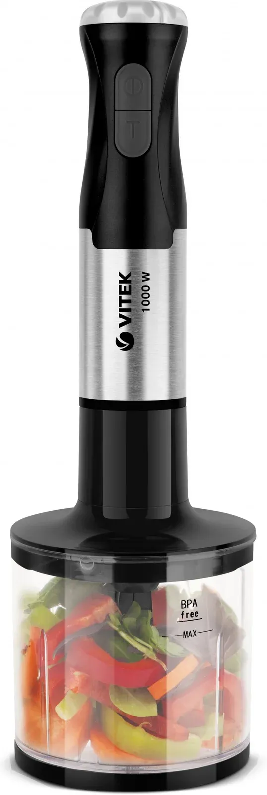 Блендер погружной Vitek Midnight VT-1479 1000Вт разноцветный - фото 4